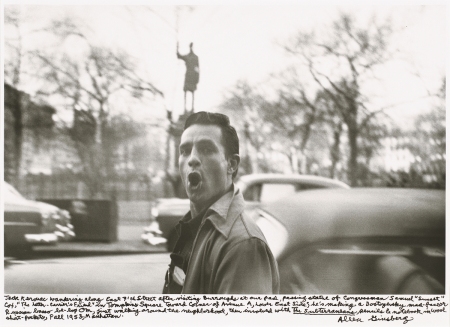 Kerouac fotografato da Ginsberg (Manhattan, 1953)